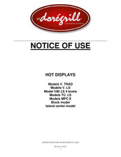 DOREGRILL TC. LS Instructions For Use Manual