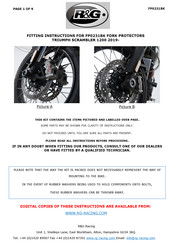R&G FP0231BK Fitting Instructions Manual
