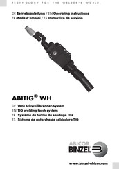 Abicor Binzel ABITIG WH Operating Instructions Manual