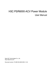 H3C PSR6000 User Manual