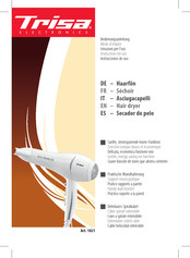 Trisa electronics 1021 Instructions For Use Manual