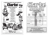 Clarke Strong-Arm CS250D Quick Manual