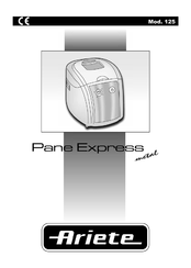 ARIETE PANE EXPRESS METAL Manual