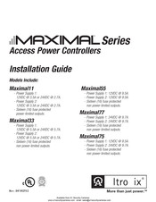 Altronix Maximal series Installation Manual