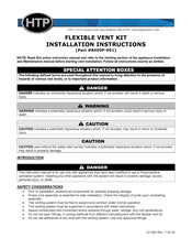 HTP 8400P-001 Installation Instructions Manual