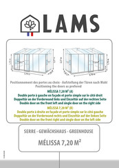 LAMS MELISSA 7,20 M2 Assembly Instructions Manual