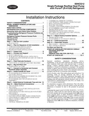 Carrier 50HCQ12 Installation Instructions Manual