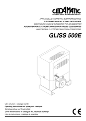 cedamatic GLISS 500E Operating Instructions And Spare Parts Catalogue