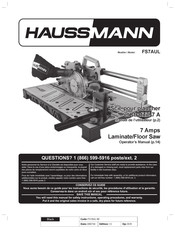 Haussmann FS7AUL Operator's Manual