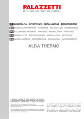 Palazzetti ALBA THERMO Manual