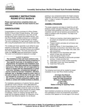 Rhino Shelter Round Style Portable Building Assembly Instructions Manual