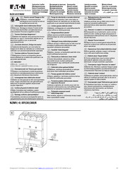 Eaton NZM1-4-XFI30R Instruction Leaflet