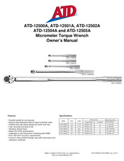 Atd Tools ATD-12500A Owner's Manual