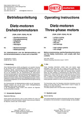 Dietz FDP Operating Instructions Manual