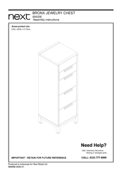 Next BRONX 685006 Assembly Instructions Manual