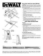 Dewalt DW7440 Quick Start Manual