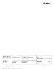 Stryker 0702-034-000 Instructions For Use Manual