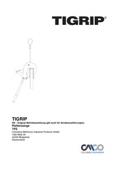 Columbus McKinnon TIGRIP TPZ 0,75/120 Operating Instructions Manual