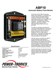 Power-Tronics ABF10 Manual