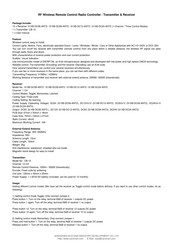 Flying Industry Development S1XB-DC06-ANT2 Quick Manual