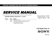 Sony DL-55W657D Service Manual