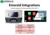 Emerald MB-NTG4-CP Manual