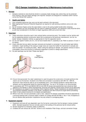 BSB FD-C Installation, Operating,  & Maintenance Instructions