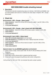 Nuvoton ISD15D00 Troubleshooting Manual
