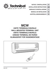 Technibel MCW Installation Instructions Manual
