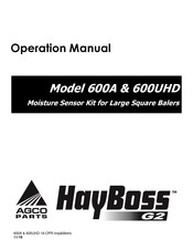 Harvest TEC HayBoss G2 600UHD Operation Manual
