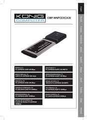 Konig CMP-WNPCEXCA30 Manual