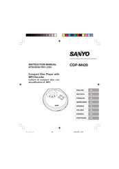 Sanyo CDP-M420 Instruction Manual