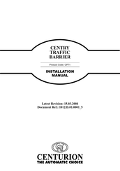 Centurion CP71 Installation Manual