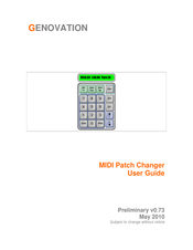 Genovation v0.73 User Manual