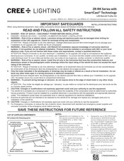 IDEAL INDUSTRIES CREE LIGHTNING ZRRK14-XXL-8XX-10V5-UNV Installation Instructions Manual
