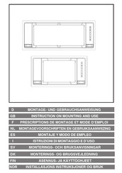 AIRFORCE 80 Instruction On Mounting And Use Manual