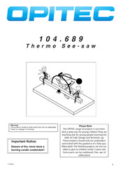 Opitec 104.689 Manual