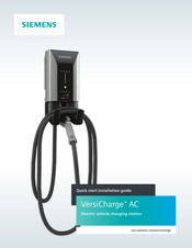 Siemens VersiCharge AC Quick Start Installation Manual