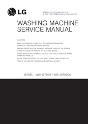 LG WD14070D6 Service Manual