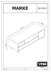 Jysk MARKE 3674101 Manual