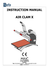 Sefa AIR CLAM X Instruction Manual