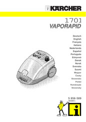 Kärcher VAPORAPID 1701 Operating Instructions Manual