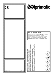 Aprimatic PV1-N PLUS Installation And User Instructions Manual