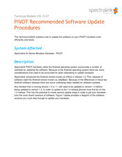 SpectraLink PIVOT 87 Series Technical Bulletin