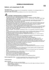 IVT PL-580 Operating Instructions Manual