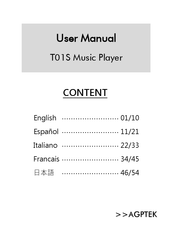 AGPtek T01S User Manual