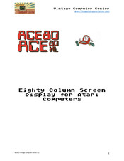 Atari Ace 80XL User Manual