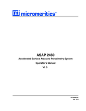 Micromeritics ASAP 2460 Operator's Manual