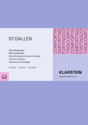 Klarstein ST.GALLEN 10026421 Manual