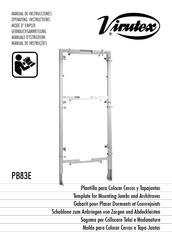 Virutex PB83E Operating Instructions Manual